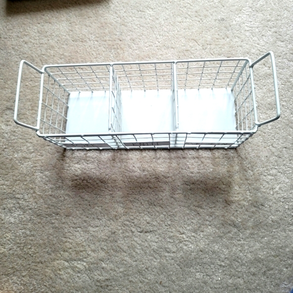 Rae Dunn Rustic 3 Section Utensil Holder: Fork, Knife, Spoon - Picture 4 of 6